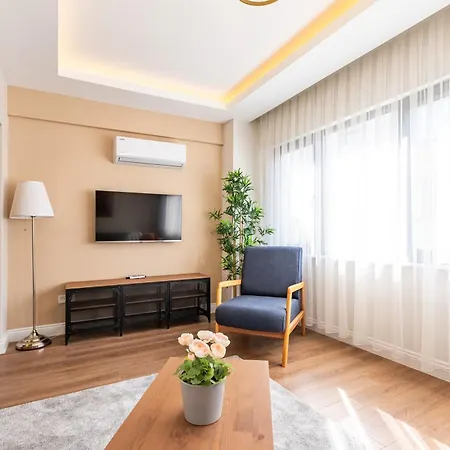 Kiztasi Apartments-orange And Blue Apartment Istanbul